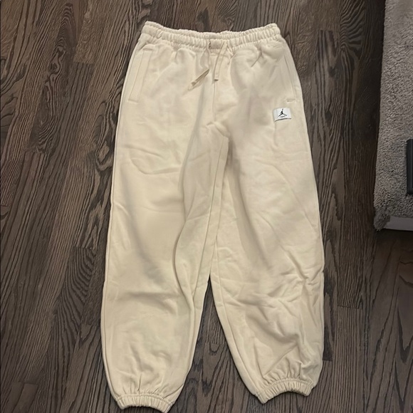 Jordan Pants - Jordan womens Cream Jogger Pants size small